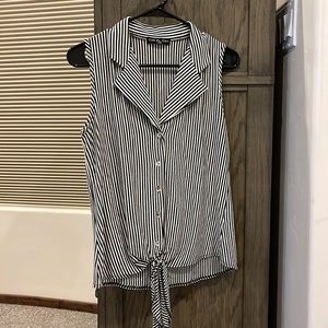 Striped blouse. Size small